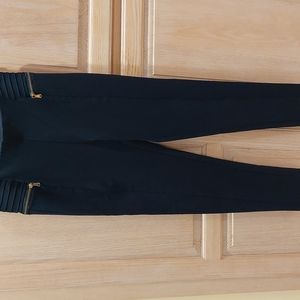 Zara black seamed 'Riding Pants'